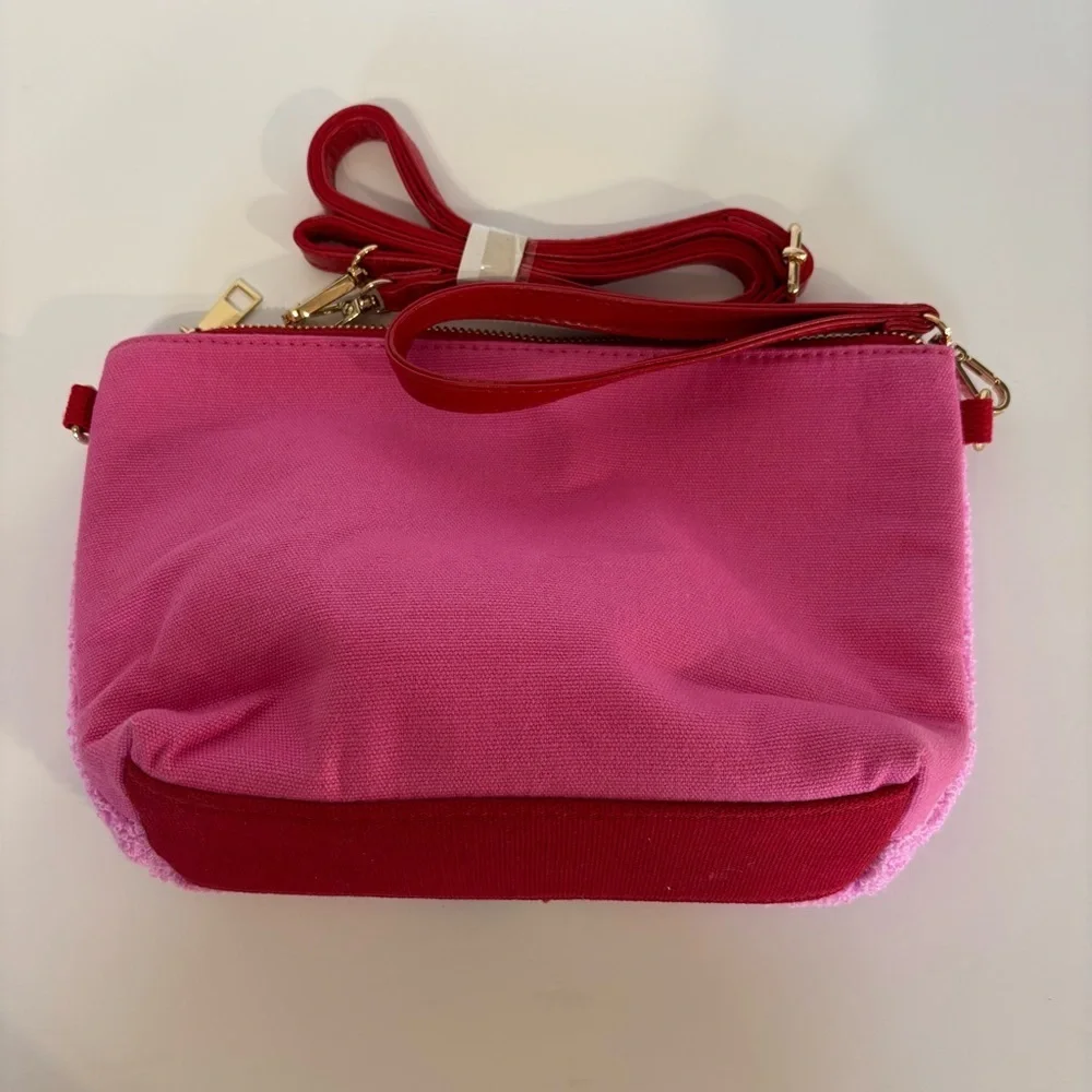 Source Unknown Pink Cartoon Mouse Crossbody Bag